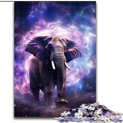 Puzzle für Erwachsene, Fantasie-Elefant, Kartonpuzzle, Größe: 38x26cm, anspruchsvolles Denkspiel für Teenager, unterhaltsames interaktives Spiel für die ganze Familie Puzzle für Erwachsene, Fantasie-Elefant, Kartonpuzzle, Größe: 38x26cm, anspruchsvolles Denkspiel für Teenager, unterhaltsames interaktives Spiel für die ganze Familie von LYXIANY