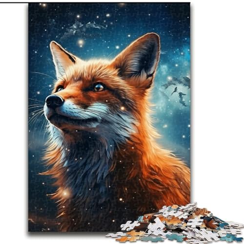 Puzzle für Erwachsene, Fantasy-Fuchs, Kartonpuzzle, Größe: 38x26cm, anspruchsvolles Denkspiel für Teenager, unterhaltsames interaktives Spiel für die ganze Familie Puzzle für Erwachsene, Fantasy-Fuchs, Kartonpuzzle, Größe: 38x26cm, anspruchsvolles Denkspiel für Teenager, unterhaltsames interaktives Spiel für die ganze Familie von LYXIANY
