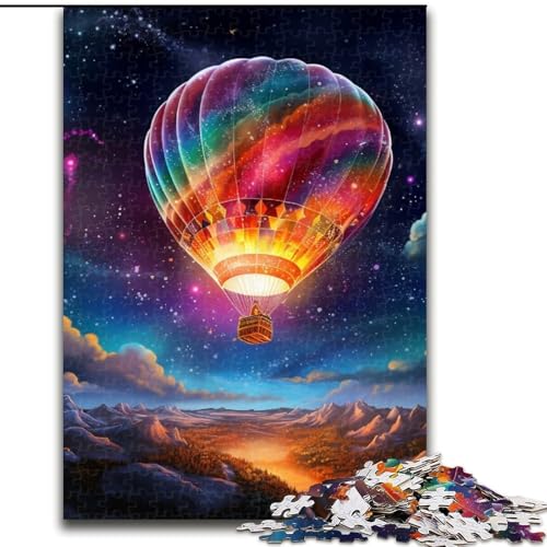 Puzzle für Erwachsene, Galaxie-Heißluftballon, Kartonpuzzle, Größe: 38x26cm, anspruchsvolles Denkspiel für Teenager, unterhaltsames interaktives Spiel für die ganze Familie Puzzle für Erwachsene, Galaxie-Heißluftballon, Kartonpuzzle, Größe: 38x26cm, anspruchsvolles Denkspiel für Teenager, unterhaltsames interaktives Spiel für die ganze Familie von LYXIANY