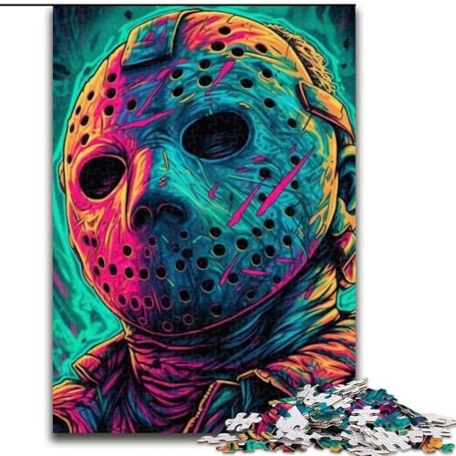 Puzzle für Erwachsene, Horrorfilme, Lernspielzeug für Kinder ab 14 Jahren, ganze Familie (Größe 26x38cm) von LYXIANY