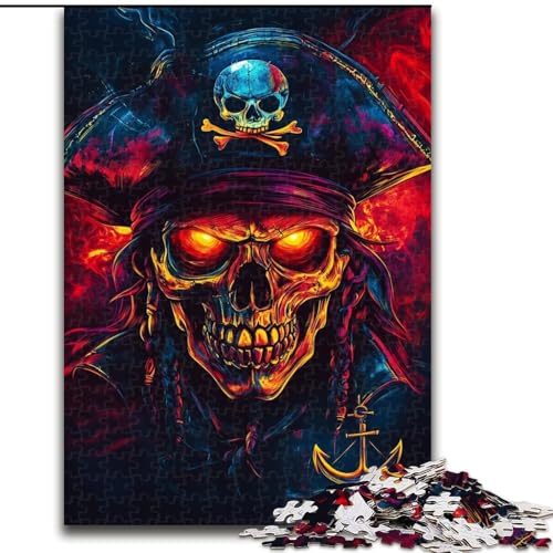 Puzzle für Erwachsene, Neon-Piratenkapitän, hilft dem Gehirn, süchtig machendes Spielzeug zu trainieren, um Geduld zu fördern, perfekte Dekoration, 38x26cm Puzzle für Erwachsene, Neon-Piratenkapitän, hilft dem Gehirn, süchtig machendes Spielzeug zu trainieren, um Geduld zu fördern, perfekte Dekoration, 38x26cm von LYXIANY