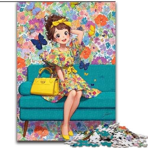 Puzzle für Erwachsene,1000 Teile,Schmetterlingsmädchen,für Kinder ab 14 Jahren,jedes Teil ist einzigartig – lustiges und herausforderndes Spiel für die ganze Familie,tolles Geschenk (Größe 26x38cm) Puzzle für Erwachsene,1000 Teile,Schmetterlingsmädchen,für Kinder ab 14 Jahren,jedes Teil ist einzigartig – lustiges und herausforderndes Spiel für die ganze Familie,tolles Geschenk (Größe 26x38cm) von LYXIANY