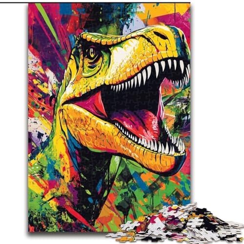 Puzzle für Erwachsene,1000 Teile,Tyrannosaurus Rex-Graffiti,aus Holz,perfekte DIY-Kunstdekoration oder Geburtstagsgeschenk,Spaß beim Basteln für die ganze Familie,perfekt für Geburtstage,Feiertage Puzzle für Erwachsene,1000 Teile,Tyrannosaurus Rex-Graffiti,aus Holz,perfekte DIY-Kunstdekoration oder Geburtstagsgeschenk,Spaß beim Basteln für die ganze Familie,perfekt für Geburtstage,Feiertage von LYXIANY