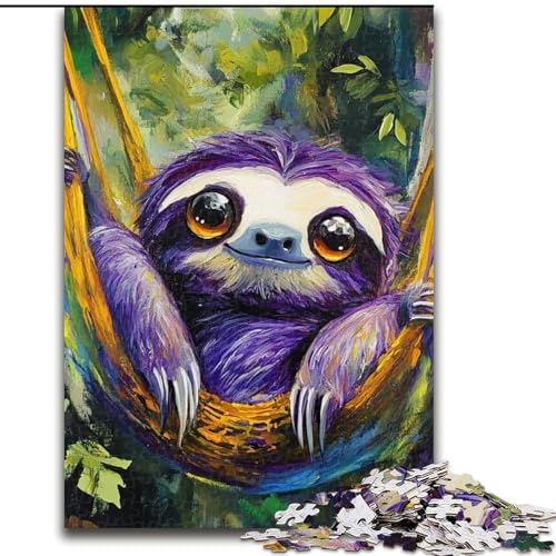 Puzzle für Erwachsene,1000 Teile,Waldfaultier,aus Holz,perfekte DIY-Kunstdekoration oder Geburtstagsgeschenk,Größe 50x75cm,Spaß beim Basteln für die ganze Familie,perfekt für Geburtstage,Feiertage Puzzle für Erwachsene,1000 Teile,Waldfaultier,aus Holz,perfekte DIY-Kunstdekoration oder Geburtstagsgeschenk,Größe 50x75cm,Spaß beim Basteln für die ganze Familie,perfekt für Geburtstage,Feiertage von LYXIANY
