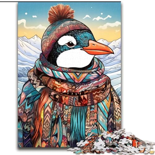 Puzzle für Erwachsene 1000 Art Penguin Puzzle 1000 Teile, anspruchsvolles Denkspiel für Teenager, perfekt als Heimdekoration oder Geschenk, 50x75cm von LYXIANY