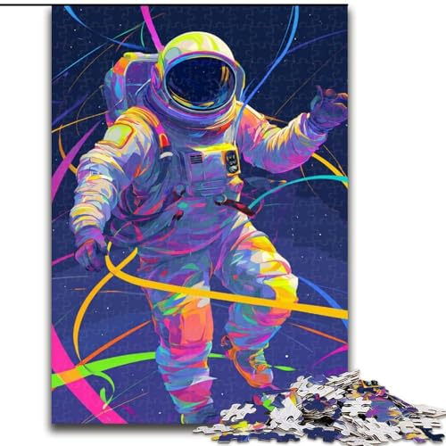 Puzzle für Erwachsene 1000 Astronauten, geeignet für Personen ab 14 Jahren, Lernspiele, Wichtelgeschenke (Größe 50x75cm) von LYXIANY