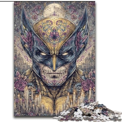 Puzzle für Erwachsene 1000 Filmhelden, anspruchsvoll und schwierig mit vollständig ineinandergreifenden, zufällig geformten Teilen (Größe 26x38cm) von LYXIANY