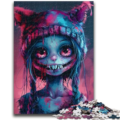 Puzzle für Erwachsene 1000 Skullgirls Lernspiele Heimdekoration Lernspiel für Geburtstag, Weihnachten 38x26cm von LYXIANY