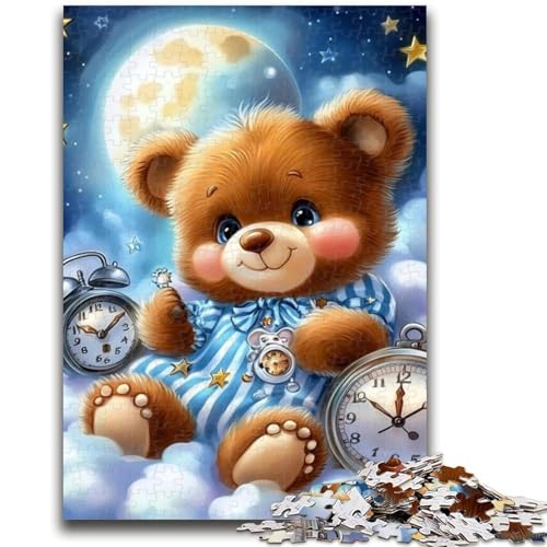 Puzzle für Erwachsene 1000 Teddybär-Lernspiele, Heimdekoration, Lernspiel für Geburtstag, Weihnachten, 38x26cm von LYXIANY