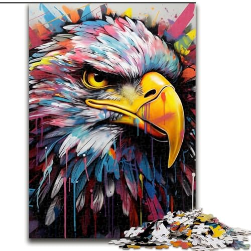 Puzzle für Erwachsene 1000 Teile Adler-Graffiti 1000-teiliges Puzzle Herausforderndes Denkspiel für Teenager, Spaß am Familienspieleabend 50x75cm Puzzle für Erwachsene 1000 Teile Adler-Graffiti 1000-teiliges Puzzle Herausforderndes Denkspiel für Teenager, Spaß am Familienspieleabend 50x75cm von LYXIANY