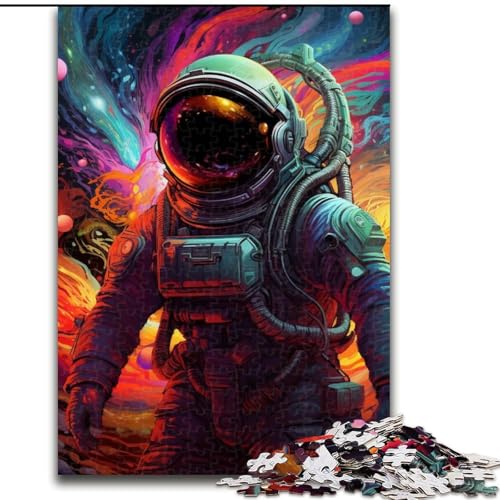 Puzzle für Erwachsene 1000 Teile Astronaut 1000-teiliges Puzzle Herausforderndes Denkspiel für Teenager, Spaß am Familienspieleabend 50x75cm von LYXIANY