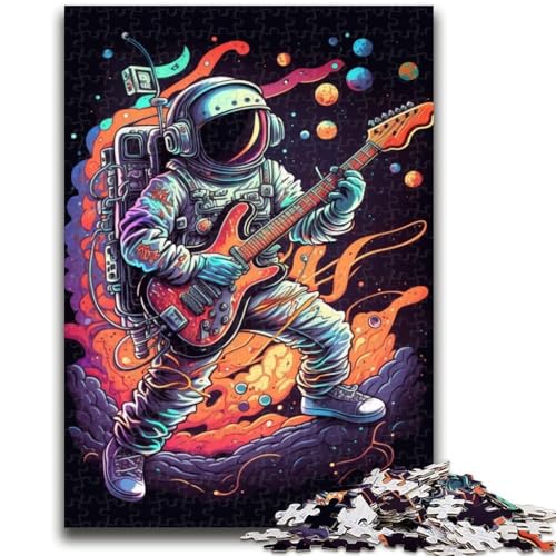 Puzzle für Erwachsene 1000 Teile Astronauten-Lernspiele Heimdekoration Lernspiel für Geburtstag, Weihnachten 26x38cm von LYXIANY