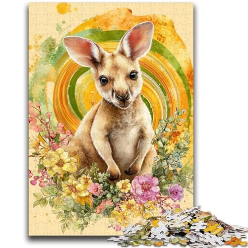Puzzle für Erwachsene 1000 Teile Blumenkänguru für und ab 14 Jahren Mitmachspiel Weihnachtsspiel Geschenke 50x75cm Puzzle für Erwachsene 1000 Teile Blumenkänguru für und ab 14 Jahren Mitmachspiel Weihnachtsspiel Geschenke 50x75cm von LYXIANY