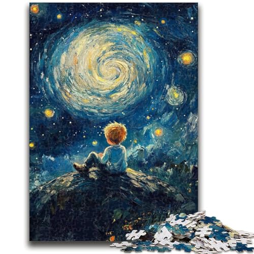 Puzzle für Erwachsene 1000 Teile Der kleine Prinz des Nachthimmels Lernspiele Heimdekoration Lernspiel für Geburtstag, Weihnachten 50x75cm Puzzle für Erwachsene 1000 Teile Der kleine Prinz des Nachthimmels Lernspiele Heimdekoration Lernspiel für Geburtstag, Weihnachten 50x75cm von LYXIANY