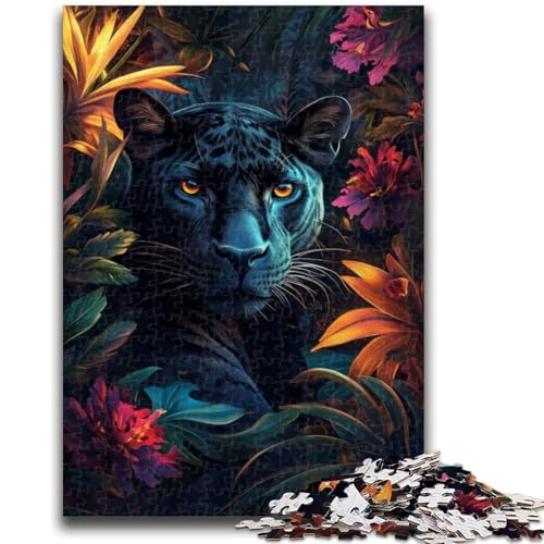 Puzzle für Erwachsene 1000 Teile Dschungelpanther für und ab 14 Jahren Mitmachspiel Weihnachtsspiel Geschenke 38x26cm Puzzle für Erwachsene 1000 Teile Dschungelpanther für und ab 14 Jahren Mitmachspiel Weihnachtsspiel Geschenke 38x26cm von LYXIANY