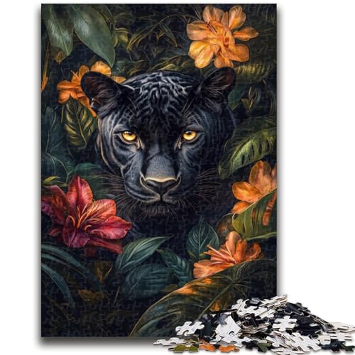 Puzzle für Erwachsene 1000 Teile Dschungelpanther für und ab 14 Jahren Mitmachspiel Weihnachtsspiel Geschenke 50x75cm Puzzle für Erwachsene 1000 Teile Dschungelpanther für und ab 14 Jahren Mitmachspiel Weihnachtsspiel Geschenke 50x75cm von LYXIANY