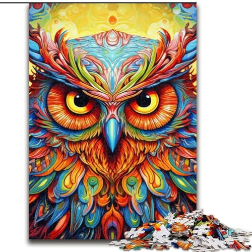 Puzzle für Erwachsene 1000 Teile Eule 1000-teiliges Puzzle Herausforderndes Denkspiel für Teenager, Spaß am Familienspieleabend 50x75cm Puzzle für Erwachsene 1000 Teile Eule 1000-teiliges Puzzle Herausforderndes Denkspiel für Teenager, Spaß am Familienspieleabend 50x75cm von LYXIANY