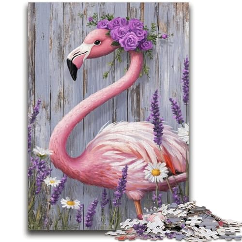 Puzzle für Erwachsene 1000 Teile Lavendelflamingo für und ab 14 Jahren Mitmachspiel Weihnachtsspiel Geschenke 50x75cm Puzzle für Erwachsene 1000 Teile Lavendelflamingo für und ab 14 Jahren Mitmachspiel Weihnachtsspiel Geschenke 50x75cm von LYXIANY