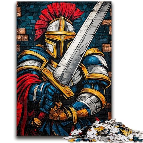 Puzzle für Erwachsene 1000 Teile Ritter Lernspiele Lernspiel für Geburtstag, Weihnachten für und ab 14 Jahren 50x75cm von LYXIANY