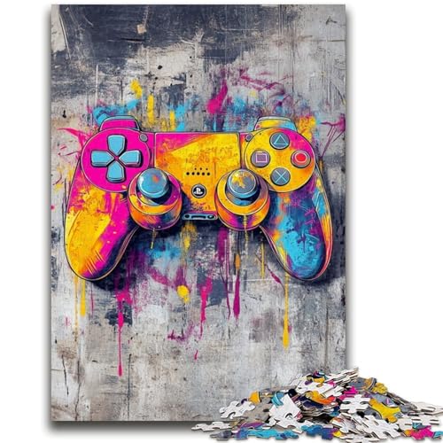 Puzzle für Erwachsene 1000 Teile Spiel Graffiti für und ab 14 Jahren Unmögliches Spiel Weihnachtsgeburtstagsgeschenk 50x75cm von LYXIANY