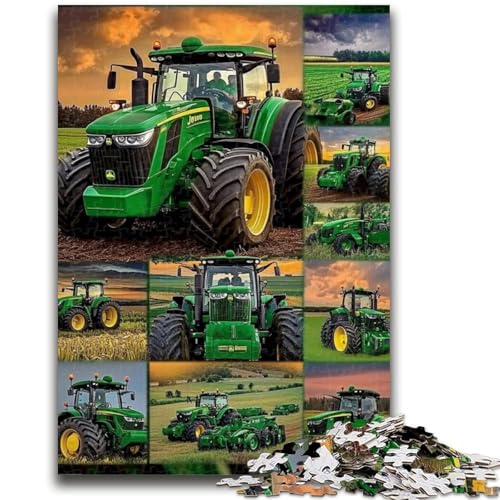 Puzzle für Erwachsene 1000 Traktor-Collage Lernspiele Heimdekoration Lernspiel für Geburtstag, Weihnachten 50x75cm von LYXIANY