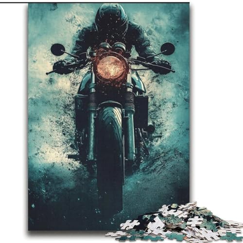 Puzzle für Erwachsene 2000 Teile Motorrad für und ab 14 Jahren Mitmachspiel Weihnachtsspiel Geschenke 70x100cm von LYXIANY