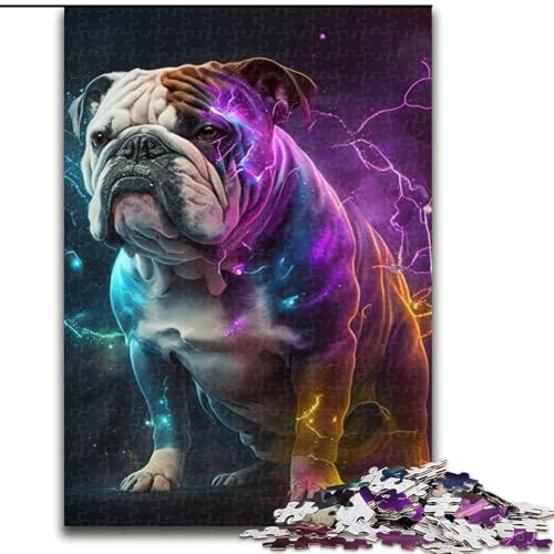 Puzzle für Erwachsene Fantasy Bulldog Puzzles für Erwachsene Größe: 50x75cm Anspruchsvolles Denkspiel - Entspannendes Spielzeug für Teenager Puzzle für Erwachsene Fantasy Bulldog Puzzles für Erwachsene Größe: 50x75cm Anspruchsvolles Denkspiel - Entspannendes Spielzeug für Teenager von LYXIANY