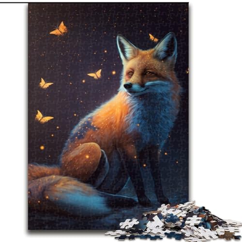 Puzzle für Erwachsene Fantasy Fox Puzzles für Erwachsene Größe: 50x75cm Anspruchsvolles Denkspiel - Entspannendes Spielzeug für Teenager von LYXIANY