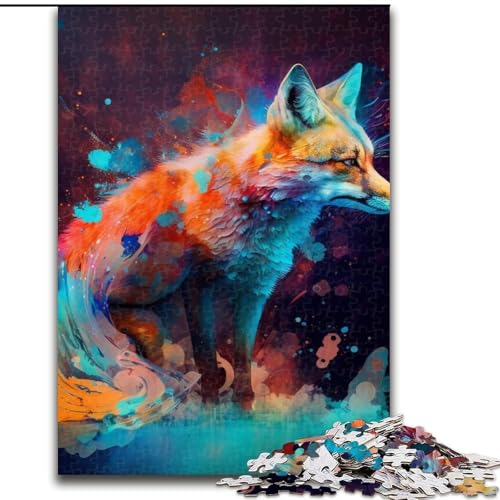 Puzzle für Erwachsene Fantasy Fox Puzzles für Erwachsene Größe: 50x75cm Anspruchsvolles Denkspiel - Entspannendes Spielzeug für Teenager von LYXIANY