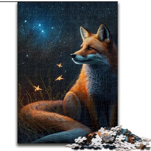 Puzzle für Erwachsene Fantasy Fox Puzzles für Erwachsene Größe: 50x75cm Anspruchsvolles Denkspiel - Entspannendes Spielzeug für Teenager von LYXIANY