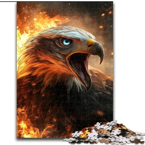Puzzle für Erwachsene Flammenadler, Lernspielzeug für Kinder ab 14 Jahren, ganze Familie (Größe 26x38cm) von LYXIANY