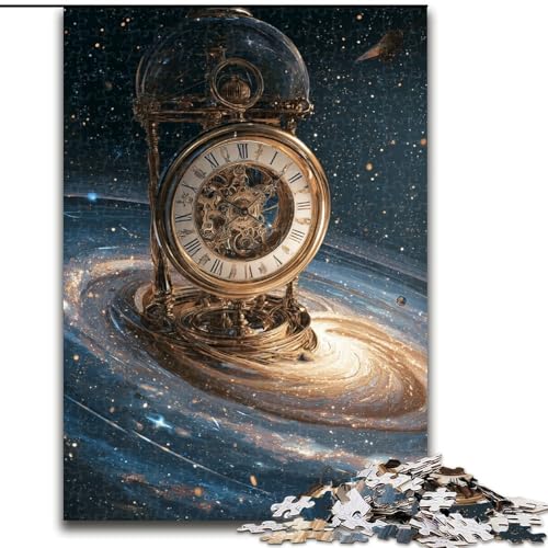Puzzle für Erwachsene Kosmische Uhr, Lernspielzeug für Erwachsene, ganze Familie ab 14 Jahren (Größe 50x75cm) von LYXIANY