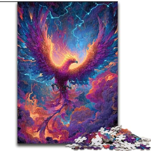 Puzzle für Erwachsene Mysteriöser Phönix, Lernspielzeug für Erwachsene, ganze Familie ab 14 Jahren (Größe 26x38cm) von LYXIANY