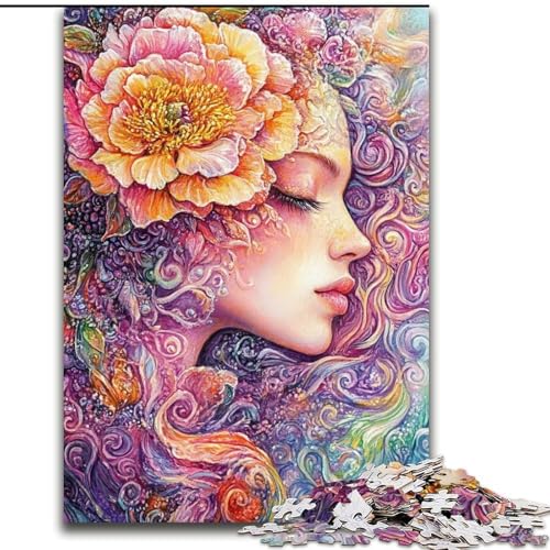Puzzle für Erwachsene mit 1000 Teilen, Anime-Mädchen, geeignet für Kinder ab 14 Jahren, Heimdekoration, Geschenk für die ganze Familie (Größe 26x38cm) von LYXIANY