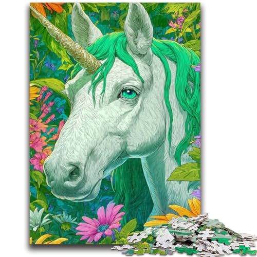 Puzzle für Erwachsene und Jugendliche, 1000 Teile, Einhorn-Puzzle zum Stressabbau, schwierige Herausforderung, ganze Familie, 26x38cm Puzzle für Erwachsene und Jugendliche, 1000 Teile, Einhorn-Puzzle zum Stressabbau, schwierige Herausforderung, ganze Familie, 26x38cm von LYXIANY