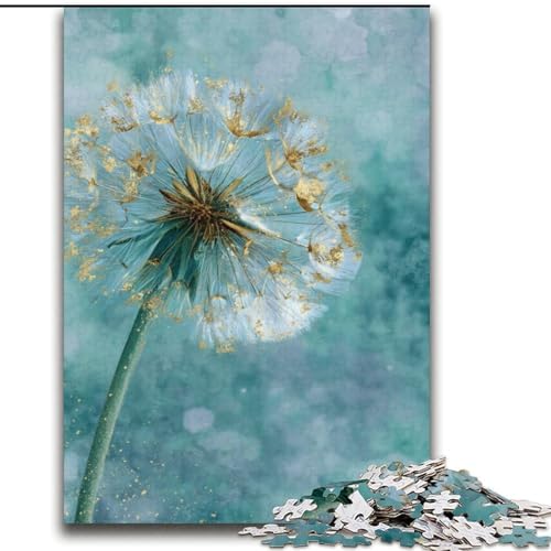 Puzzle für Erwachsene und Jugendliche, 1000 Teile, Löwenzahnkunst, anspruchsvolles Spiel und Familienspiel mit passendem Poster und Quizblatt, 38x52cm von LYXIANY