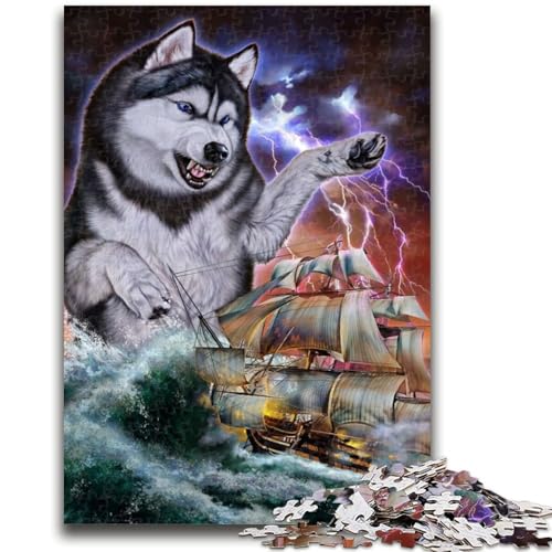 Puzzle für Erwachsene und Jugendliche, 1000 Teile, Monster, Titan, Husky, Kraken, Familienspaß für Erwachsene und Jugendliche, ganze Familie, ab 14 Jahren, 26x38cm von LYXIANY