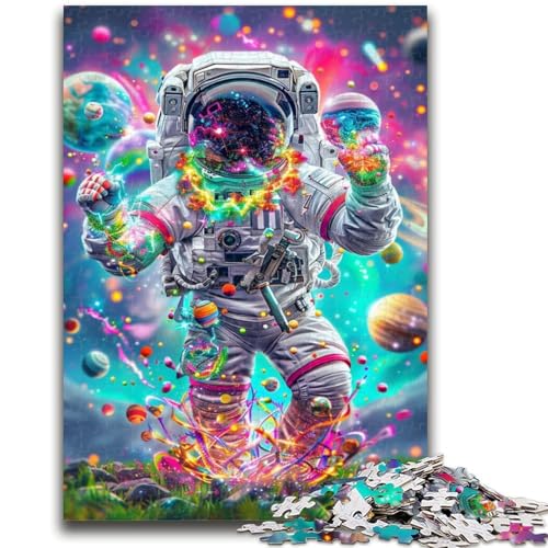Puzzle für Erwachsene und Jugendliche, 1000 Teile, Psychedelischer Astronaut, Stressabbau, schwierige Herausforderung, gutes Geschenk für die ganze Familie, 26x38cm Puzzle für Erwachsene und Jugendliche, 1000 Teile, Psychedelischer Astronaut, Stressabbau, schwierige Herausforderung, gutes Geschenk für die ganze Familie, 26x38cm von LYXIANY