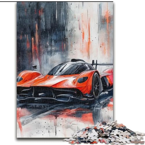 Puzzle für Erwachsene und Jugendliche, 1000 Teile, Rennsport, geeignet für Personen ab 14 Jahren, Lernspiele, Wichtelgeschenke (Größe 26x38cm) von LYXIANY