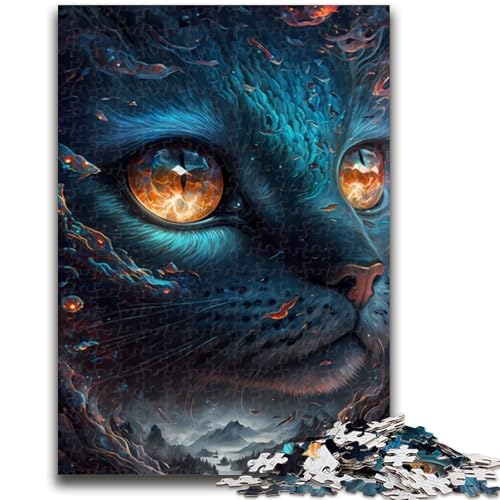 Puzzle für Erwachsene und Jugendliche, 1000 Teile, Scottish Fold-Katze, zum Stressabbau, schwierige Herausforderung, tolles Geschenk für die ganze Familie, 26x38cm Puzzle für Erwachsene und Jugendliche, 1000 Teile, Scottish Fold-Katze, zum Stressabbau, schwierige Herausforderung, tolles Geschenk für die ganze Familie, 26x38cm von LYXIANY