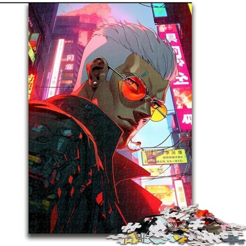 Puzzle für Erwachsene und Jugendliche, 1000 Teile, Visionen der dunklen Zukunft, Elefantenspielzeug, Denkspiel, Geburtstagsgeschenk, Geschenke, Wandkunst für Kinder ab 14 Jahren (Größe 50x75cm) von LYXIANY