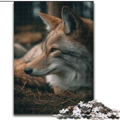Puzzle für Erwachsene und Jugendliche, 1000 Teile, Wolf, Elefantenspielzeug, Denkspiel, Geburtstagsgeschenk, Geschenke, Wandkunst, für Kinder ab 14 Jahren (Größe 50x75cm) von LYXIANY