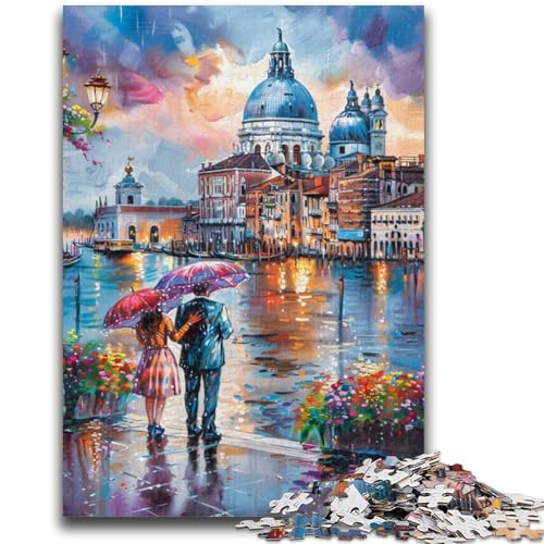 Puzzle für Erwachsene und Jugendliche, 1000 Teile, schöne Stadtlandschaft in Aquarell, Entspannungsspiele, Lernspiel für Geburtstag, Weihnachten, für Kinder ab 14 Jahren, 26x38cm Puzzle für Erwachsene und Jugendliche, 1000 Teile, schöne Stadtlandschaft in Aquarell, Entspannungsspiele, Lernspiel für Geburtstag, Weihnachten, für Kinder ab 14 Jahren, 26x38cm von LYXIANY