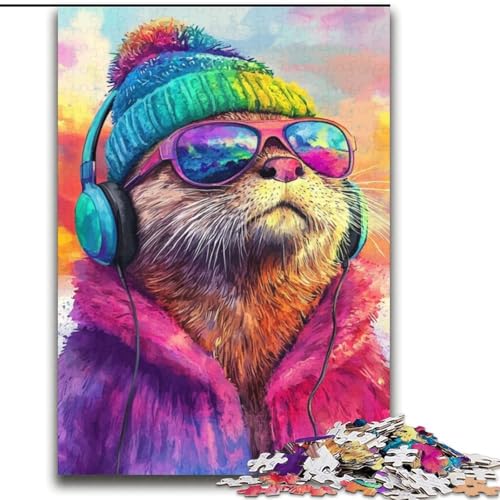 Puzzle für Erwachsene und Jugendliche, 2000 Teile, Otter hört Musik, anspruchsvolles Spiel und Familienspiel, Lernspiel zum Geburtstag, Weihnachten, 70x100cm Puzzle für Erwachsene und Jugendliche, 2000 Teile, Otter hört Musik, anspruchsvolles Spiel und Familienspiel, Lernspiel zum Geburtstag, Weihnachten, 70x100cm von LYXIANY