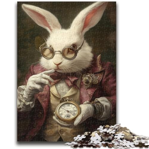 Puzzle für Erwachsene und Jugendliche, Puzzle, Noble Rabbit, Quizspiel, ganze Familie, 50x75cm Puzzle für Erwachsene und Jugendliche, Puzzle, Noble Rabbit, Quizspiel, ganze Familie, 50x75cm von LYXIANY