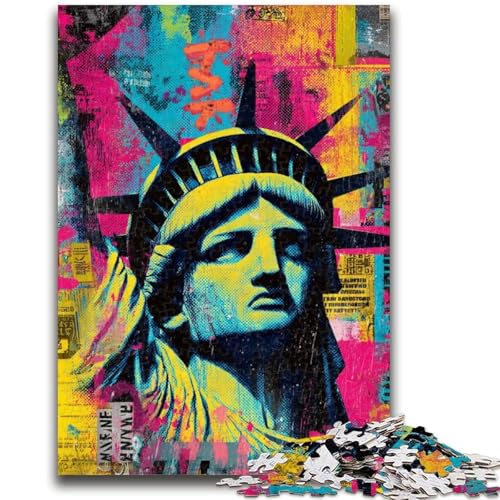 Puzzle für Erwachsene und Jugendliche, Puzzle Freiheitsstatue, ab 14 Jahren, Denkspiel, Weihnachts- und Geburtstagsgeschenke, 26x38cm von LYXIANY
