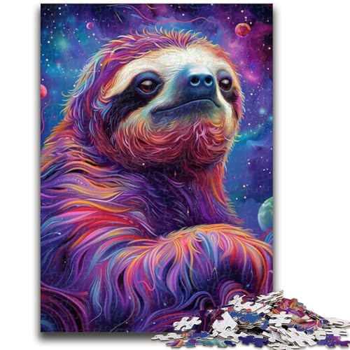 Puzzle für Erwachsene und Teenager, Puzzle, Tier-Faultier, ab 14 Jahren, Denkspiel, Weihnachts- und Geburtstagsgeschenke, 26x38cm von LYXIANY
