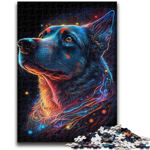 Puzzle für Erwachsene und Teenager, Puzzle „Schöner Hund“, ab 14 Jahren, Denkspiel, Weihnachts- und Geburtstagsgeschenke, 26x38cm von LYXIANY
