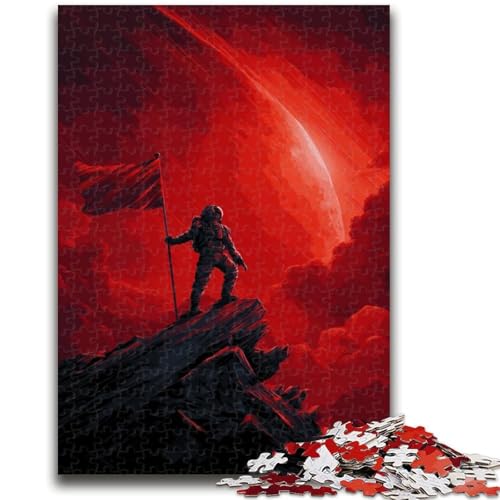 Puzzle für Erwachsene und Teenager, Puzzle „Weltraum-Astronaut“, ab 14 Jahren, Denkspiel, Weihnachts- und Geburtstagsgeschenke, 50x75cm von LYXIANY