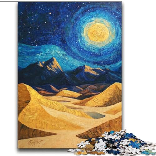 Puzzle für Erwachsene und Teenager, Puzzle „Wüstennachthimmel“, ab 14 Jahren, Denkspiel, Weihnachts- und Geburtstagsgeschenke, 70x100cm von LYXIANY